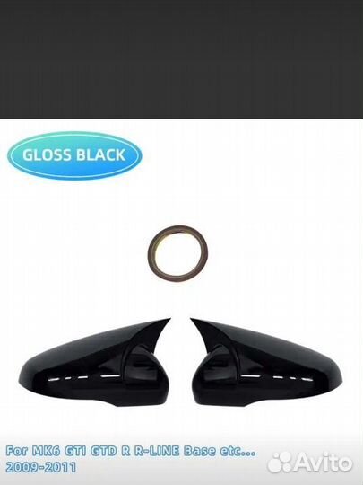 Накладки на зеркала Volkswagen Golf MK6
