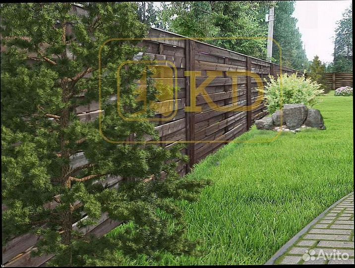 Доска для забора оптом