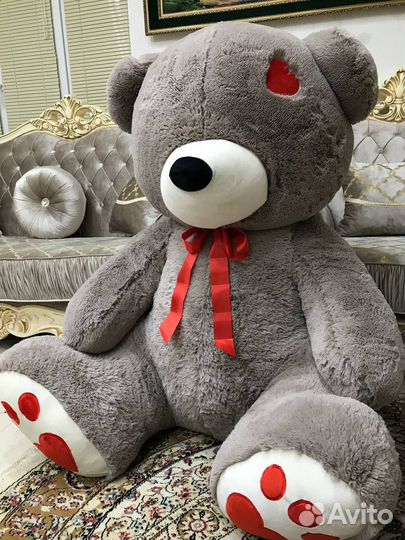 Мягкие игрушки плюшевые медведи 220см