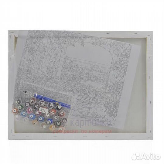 Картина по номерам 40x50 Букет жасмина у окна с ви