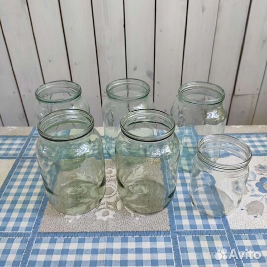Банки стеклянные 0.5л, 0.7л, 1л