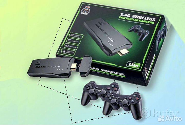 Приставка Dendy/Data Frog Y3 Lite - Game Stick 4K