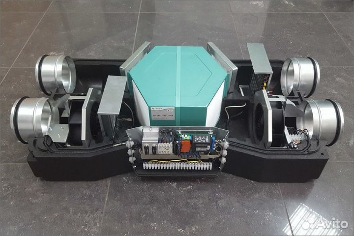 Приточно-вытяжная установка с рекуператором