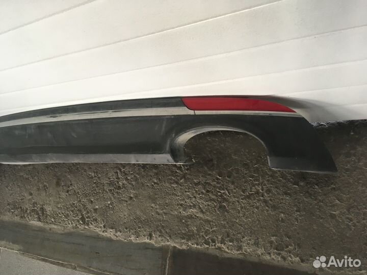 Накладка (юбка) заднего бампера нижняя Kia Optima