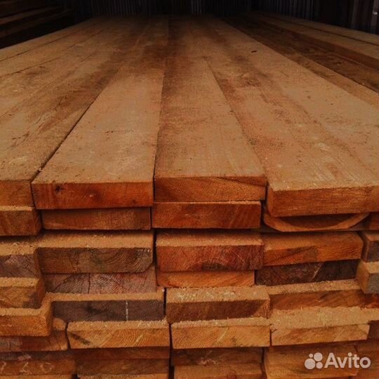 Строганная лиственница: доски 40x100 мм