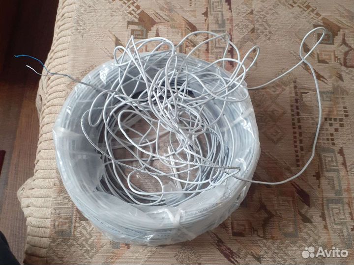 Кабель utp cat 5e pvc 1x2x0,52mm