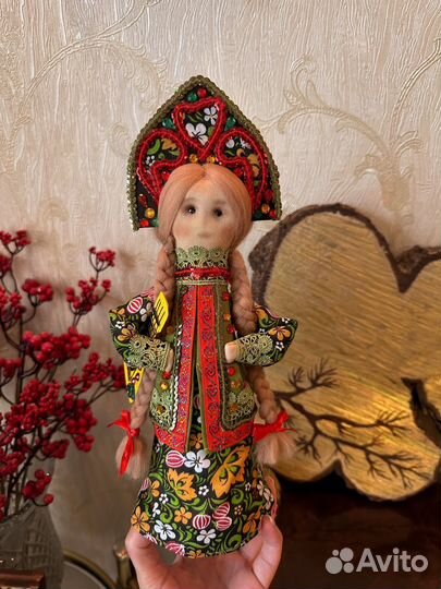 Русская народная кукла ручной работы, матрешка