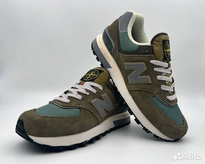 Кроссовки мужские new balance 574 Stone Island