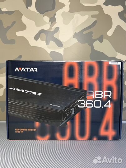 Усилитель Avatar Abr-360.4 (4 канала) мощный