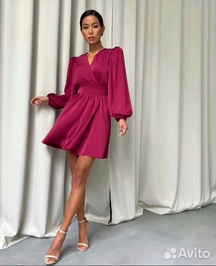 Платье новое 42-46 шёлк