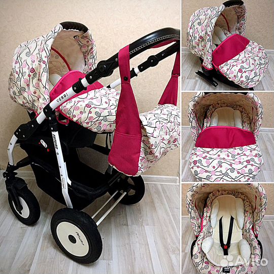 Коляска Verdi Zippy 3 в 1 с автолюлькой