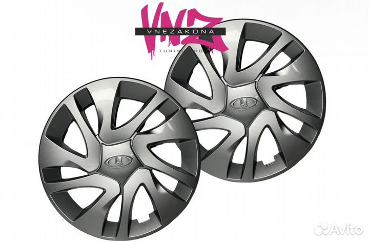 Колпаки на колеса r14/радиус 14, Ваз, Лада, Гранта