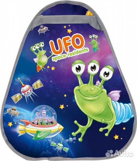 Ледянка-санки мягкая 46х40см лг46/п2 пришельцы