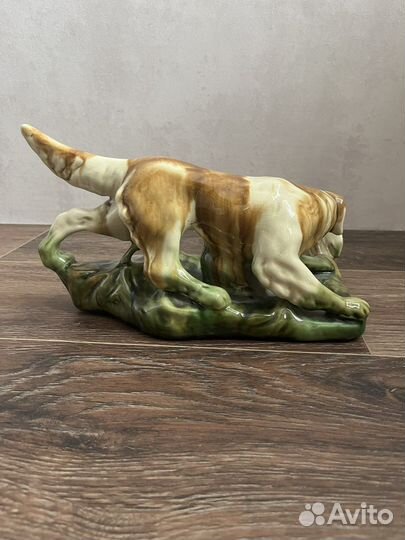 Статуэтка «Сеттер охотничий с дичью» СССР