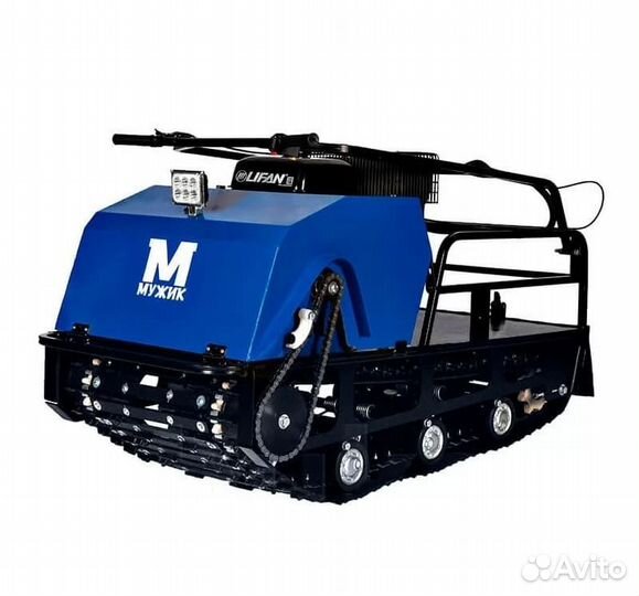 Мотобуксировщик мужик М600 лонг 17 л.с