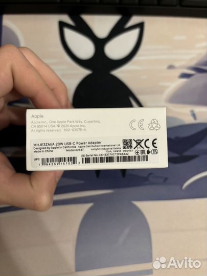 Зарядное устройство apple USB-C 20w оригинал