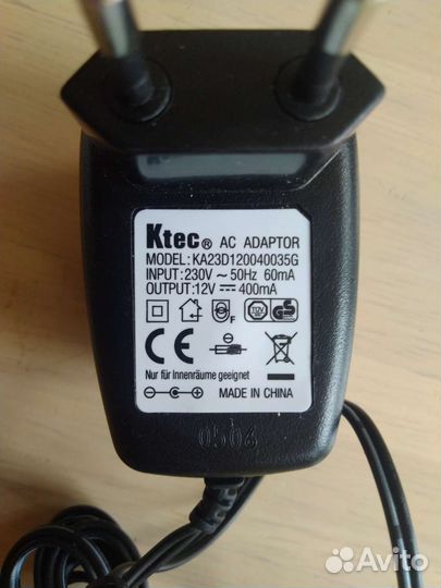 Адаптер блок питания 12v