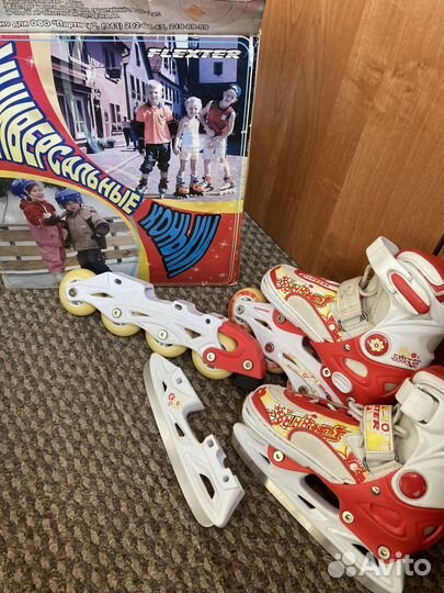 Роликовые коньки детские 2 в 1