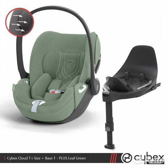 Автокресло Cybex Cloud T i-Size + Isofix Green