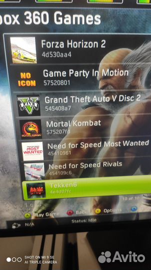 Xbox 360 прошит фрибут, 2 джойстика, 210 игр