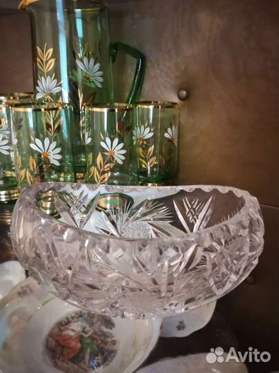 Хрустальная ваза ГДР