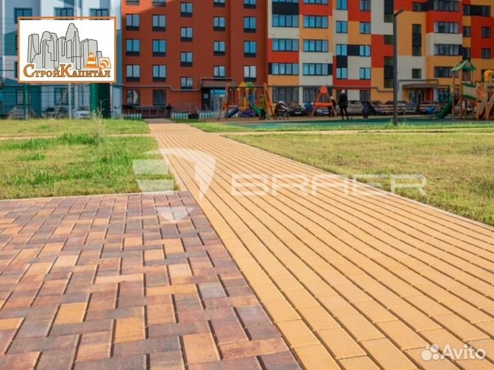 Тротуарная брусчатка Braer Прямоугольник Мальва