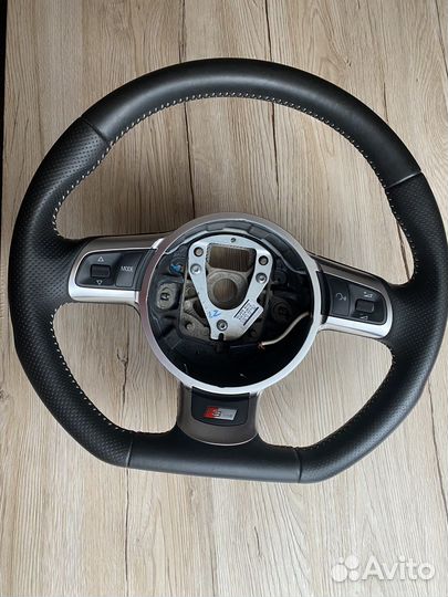 Руль скос перфорация audi sline tt rs r8