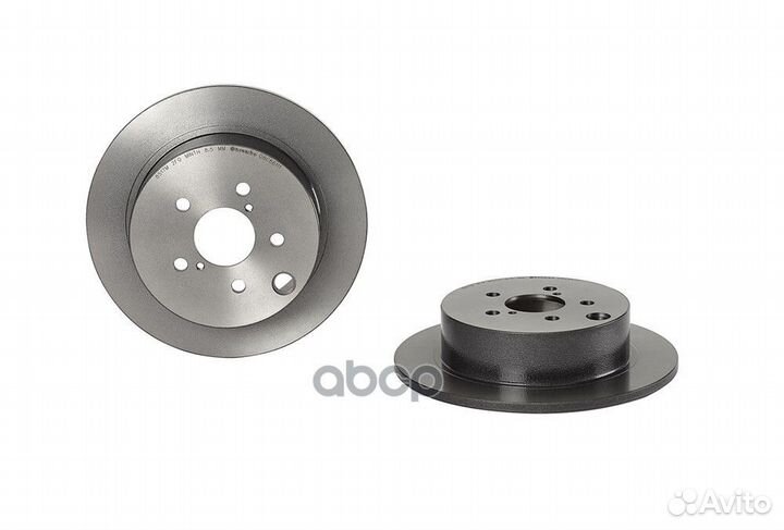 Диск торм. зад.274x10 5 отв. 08.C661.11 Brembo
