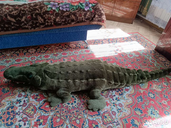 Крокодил игрушечный мягкий