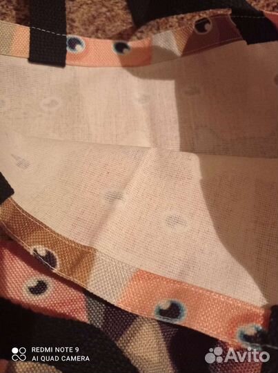 Шоппер. Модный принт Кошки. Новый