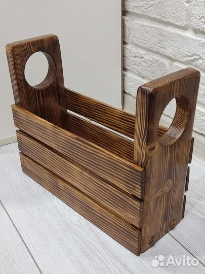 Деревянные ящики с ручками