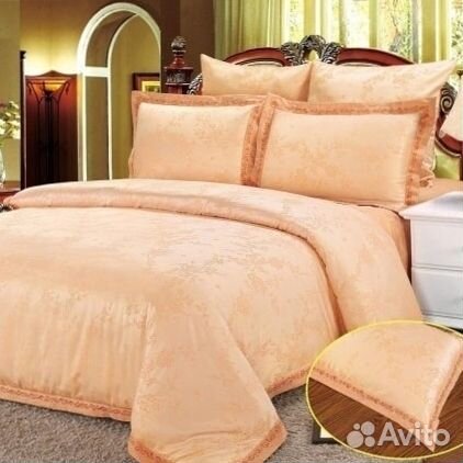 Постельное белье евро с готовым одеялом