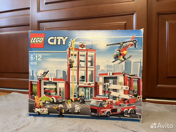 Lego city пожарная часть