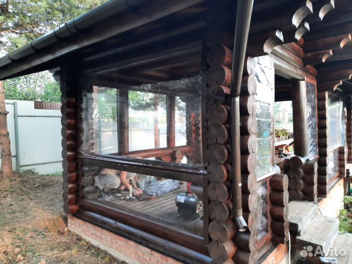 Мягкие окна на террасу