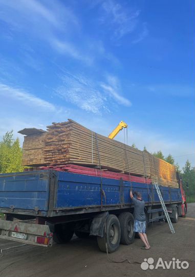 Доска обрезная естественной влажности