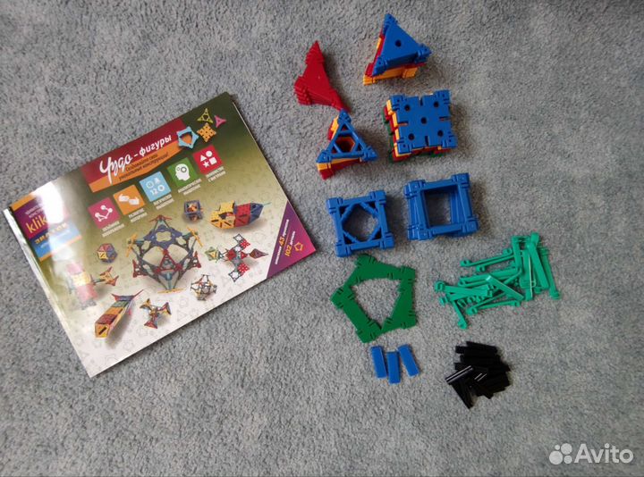 Конструктор Klikko 102 детали. См. описание