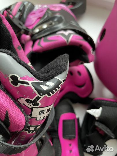 Ролики и защита, шлем