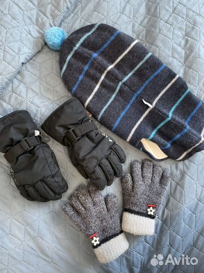 Шапка шлем kerry 52, краги, перчатки