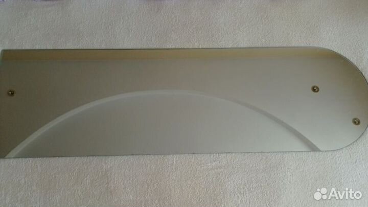 Красивое арочное зеркало с креплением 1190 х 350