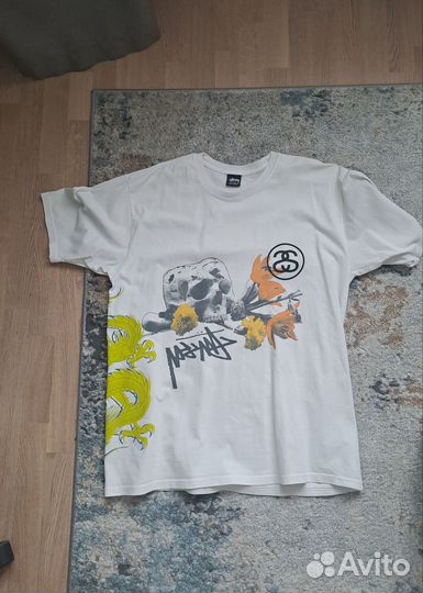 Футболка stussy белая