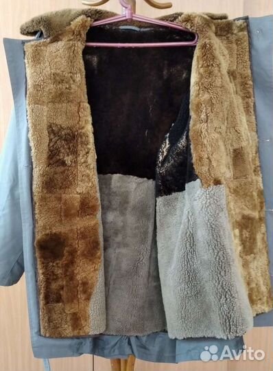 Полупальто на меху мужское 50-52р