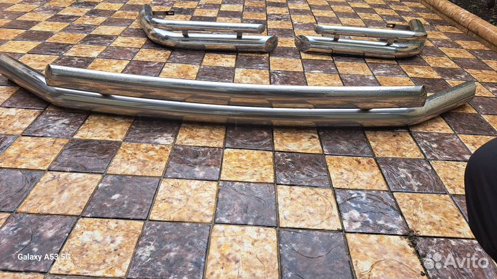 Защита бампера тойота 200