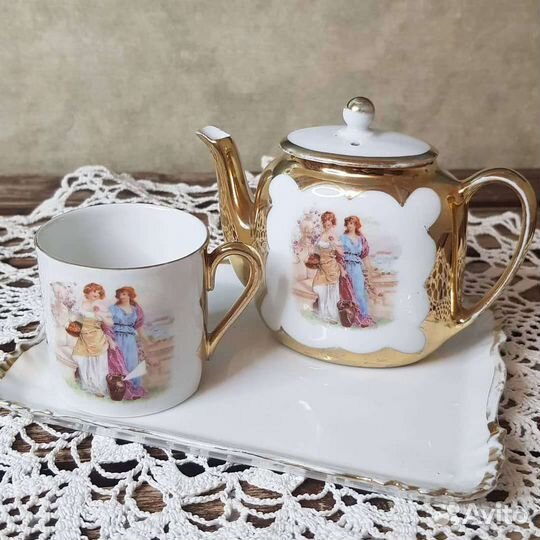 Редкий кофейный набор 1920г