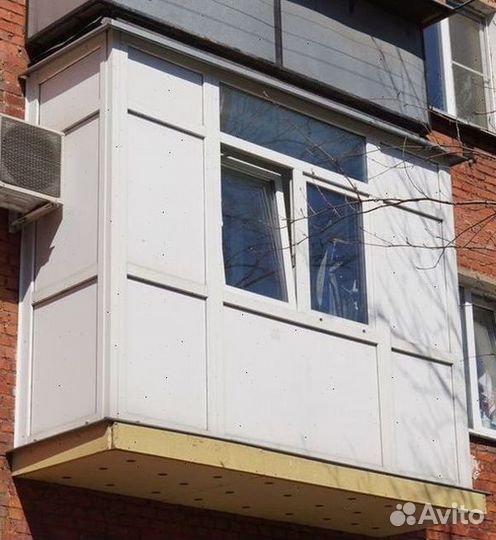 Пластиковый балкон пвх под ключ