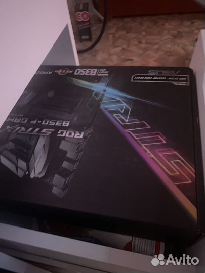 Материнская плата Asus rog strix b350f gaming