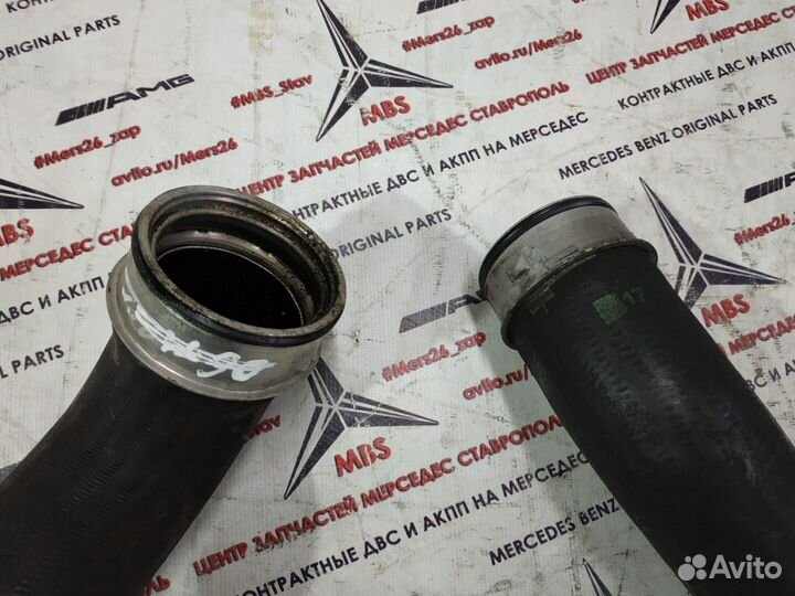 Патрубок интеркулера Om642 W211 Mercedes