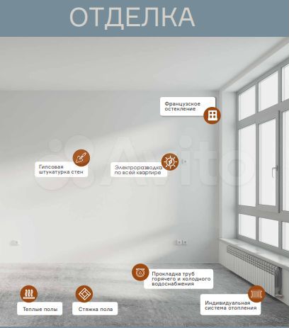 3-к. квартира, 71,7 м², 12/24 эт.