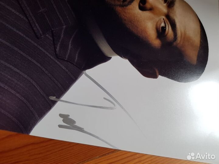 Автограф Timbaland на постере 30см на 45см