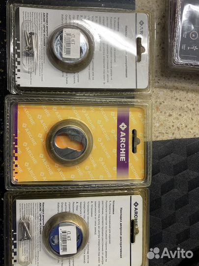 Завертка сантехническая и, накладка под ключ и защ