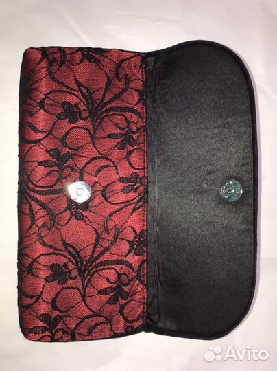 Клатч велюровый